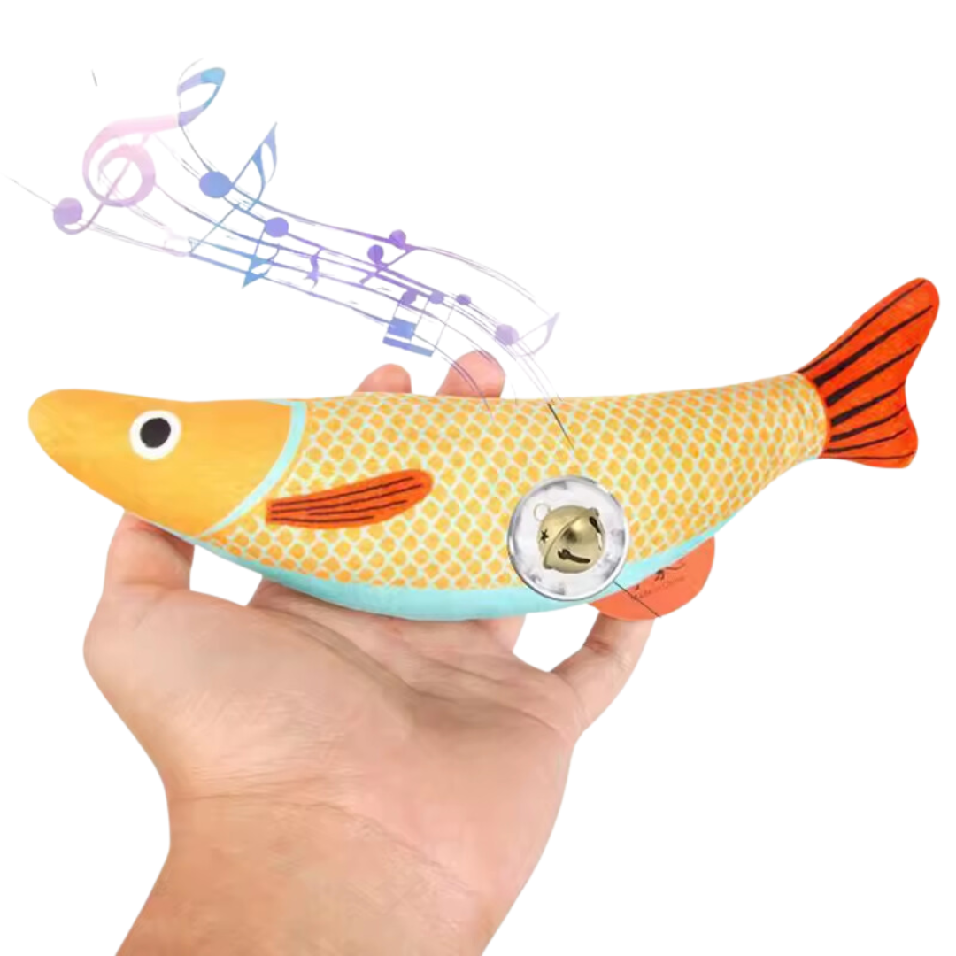 Brinquedo Peixinho com Som e Catnip Interativo para Gatos