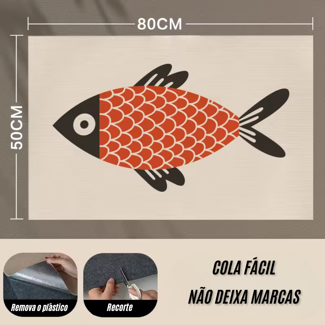 Carpete Adesivo (com Estampa) para Unha de Gatos