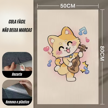 Carpete Adesivo (com Estampa) para Unha de Gatos