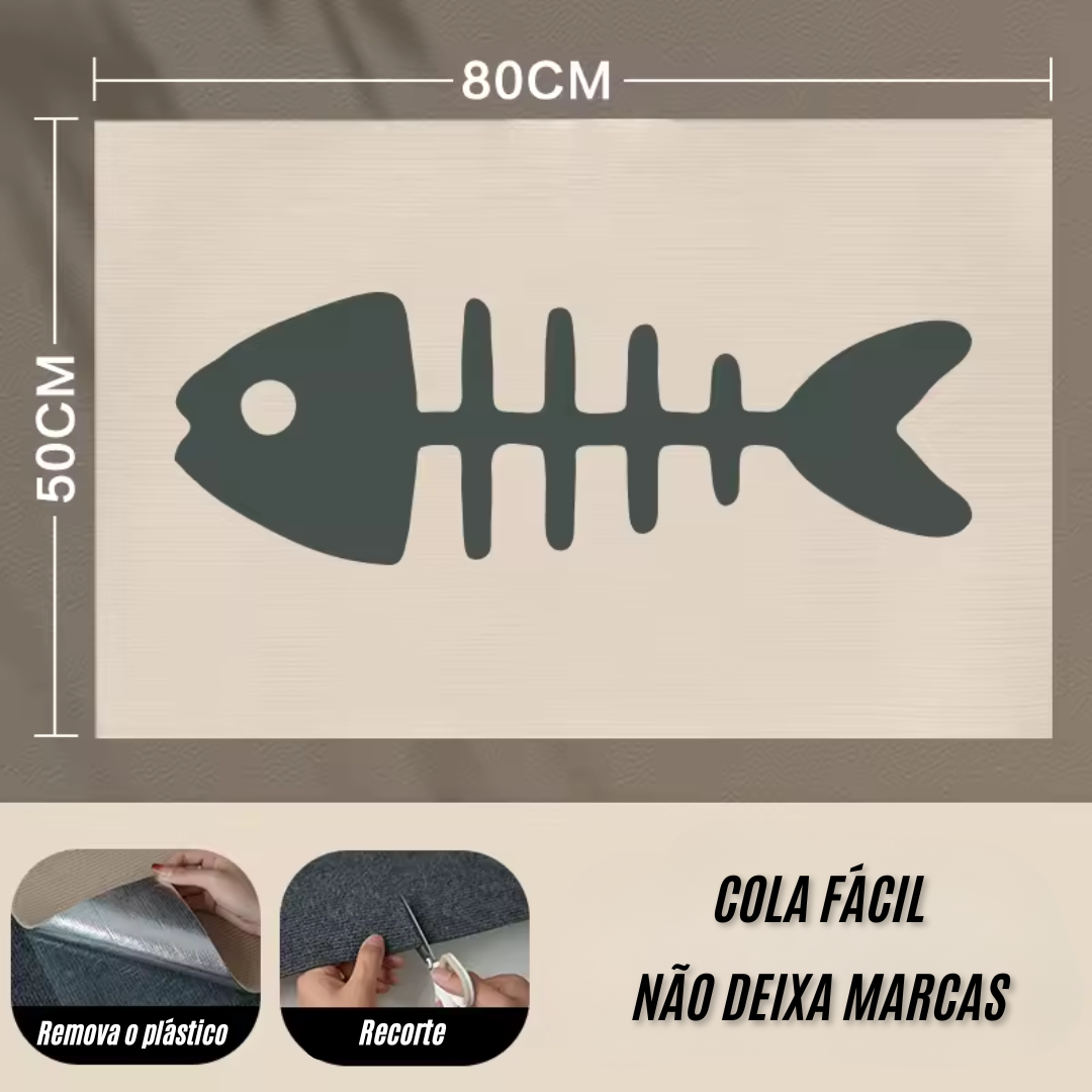 Carpete Adesivo (com Estampa) para Unha de Gatos